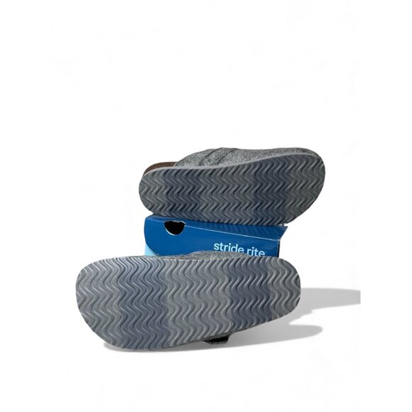 Stride Rite Cozy Felt Textured Rite Kids Clog Slippers Textile Size 1 Washable - Picture 10 of 11